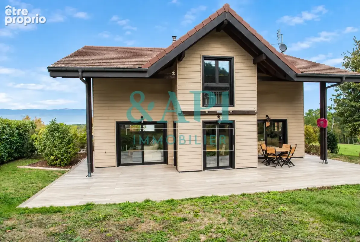 Allinges tres belle villa recente vue lac - photo 1