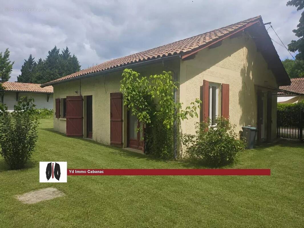 Maison à CABANAC-ET-VILLAGRAINS