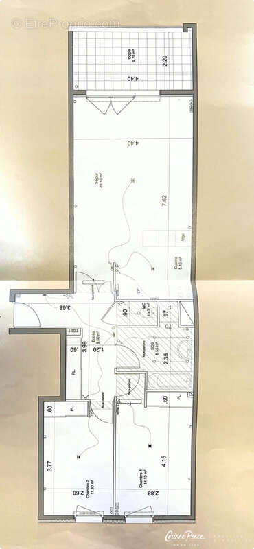 Nimes centre quartier gare  p3 76m2  ascenseur terrasse et garage propose par corinne ponce immo - photo 8