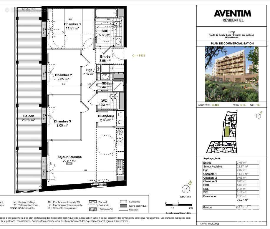 Photo 1 - Appartement à NANTES