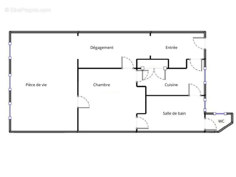 Hôtel de Ville - Rue de l'Arbre Sec - T2 de 58m² à fort potentiel - photo 10
