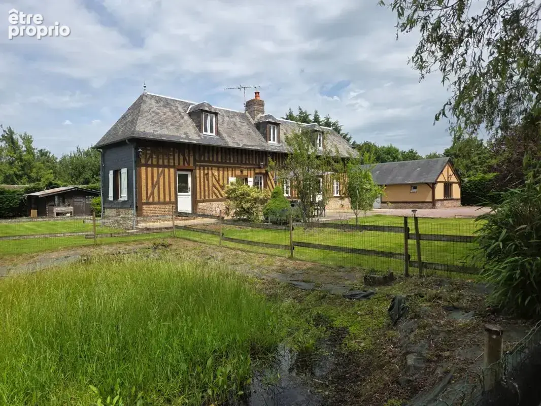 Maison Normande de 94 M2 avec un gîte de 45 M2 au calme sur un terrain de 7697 M2 - photo 8