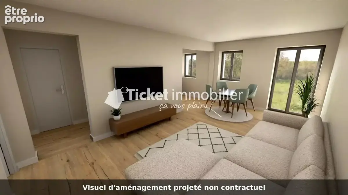 Appartement t3 55m2 pompignan 1er étage, 2,80 m sous plafond, chambres côté jardin, sans charges de copropriété, toiture neuve e - photo 9