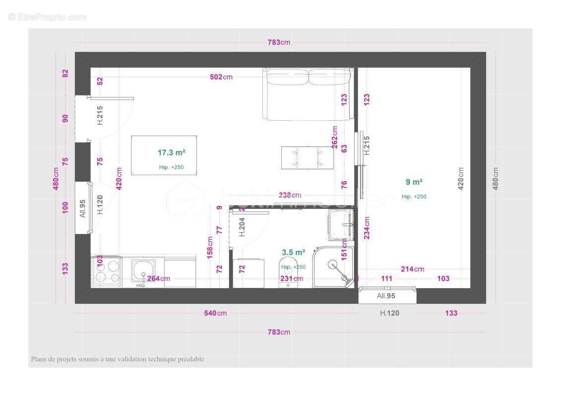 Maison à CASTELSARRASIN