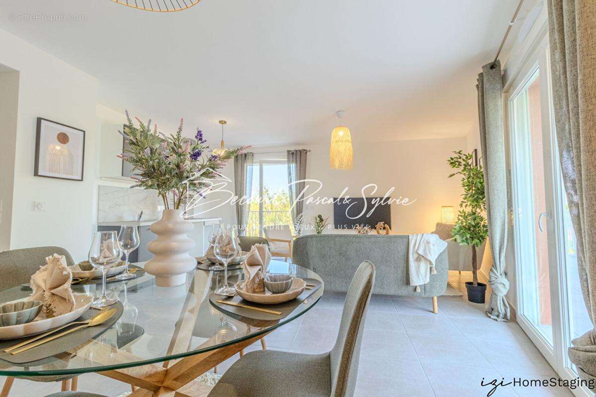 APPARTEMENT T3- 74,71 m² Idéalement situé: 242000  avec 2 terrasses et jardin , double  parkings. Très Grand confort MONTEUX (84 - photo 9