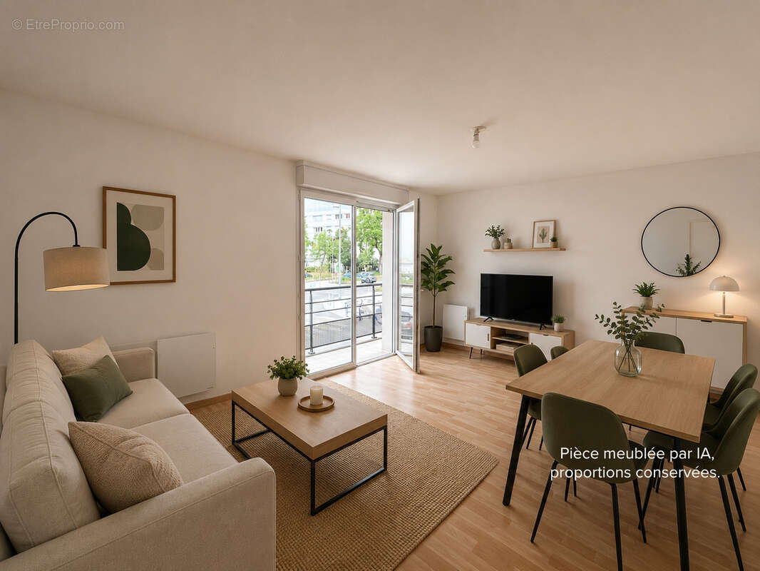 Grand T2 avec balcon et garage - Doulon Bottière - photo 2