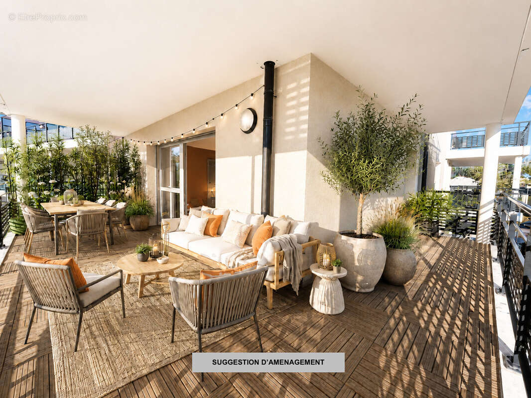 Appartement 3 chambres - Grande terrasse et centre - photo 2