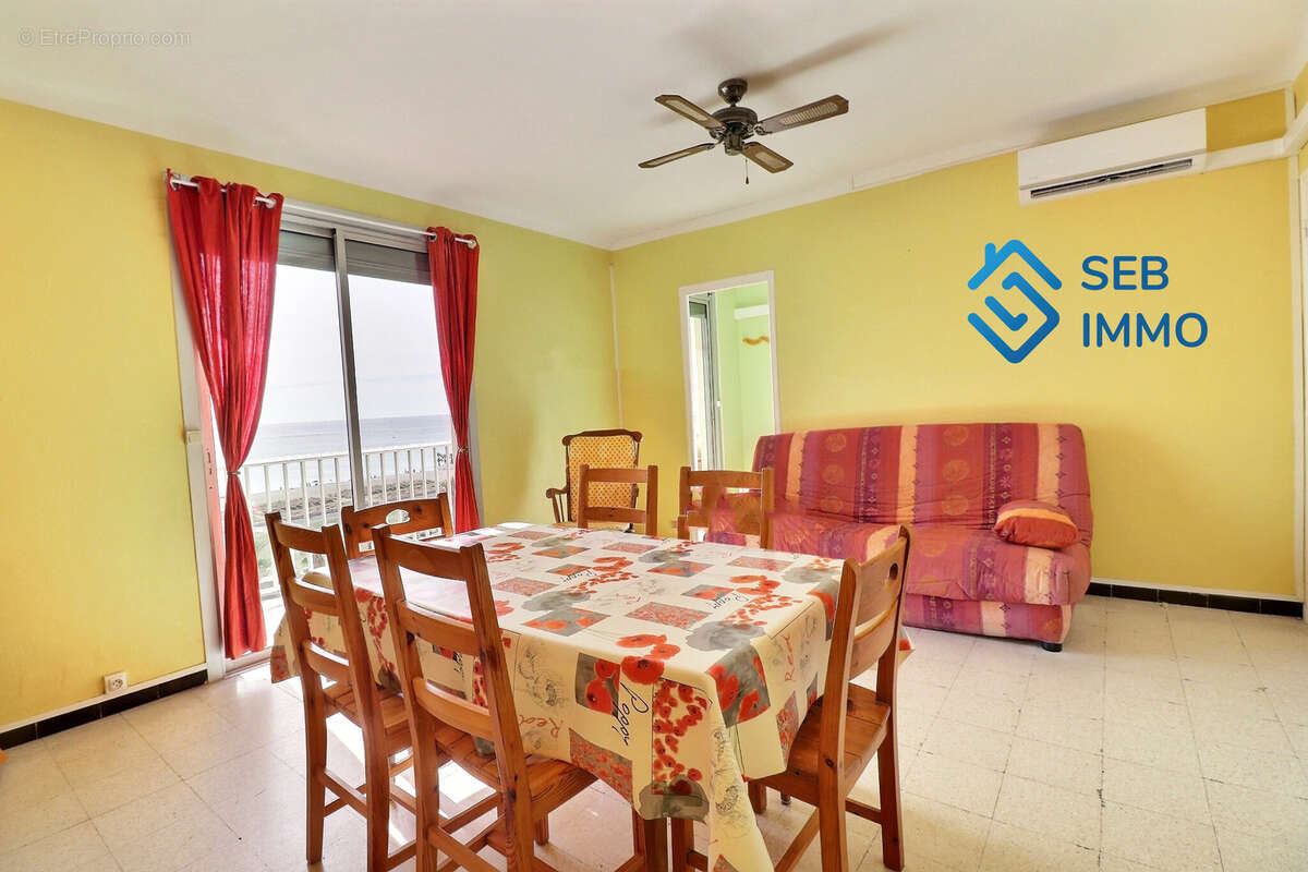 A la vente : Appartement 3pièces vue mer et montagne au dernier étage de 51,24m2  + loggia de 8,24m2 - photo 5