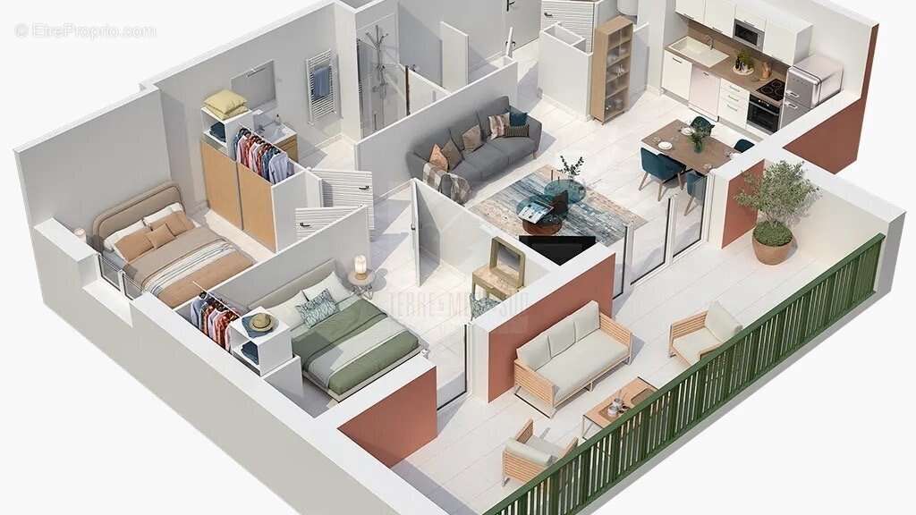 Appartement à LIGNAN-SUR-ORB