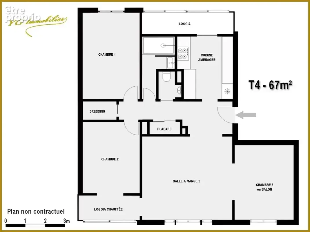 La seyne - t4 68m² - prox centre vue rade de toulon - photo 2