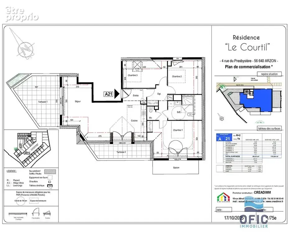 Appartement 5 pièces 87 m² à vendre à Arzon (56640) - photo 4