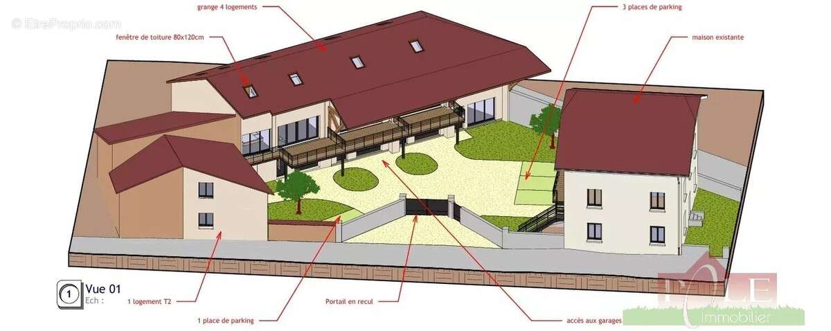 Maison à BEAUREPAIRE