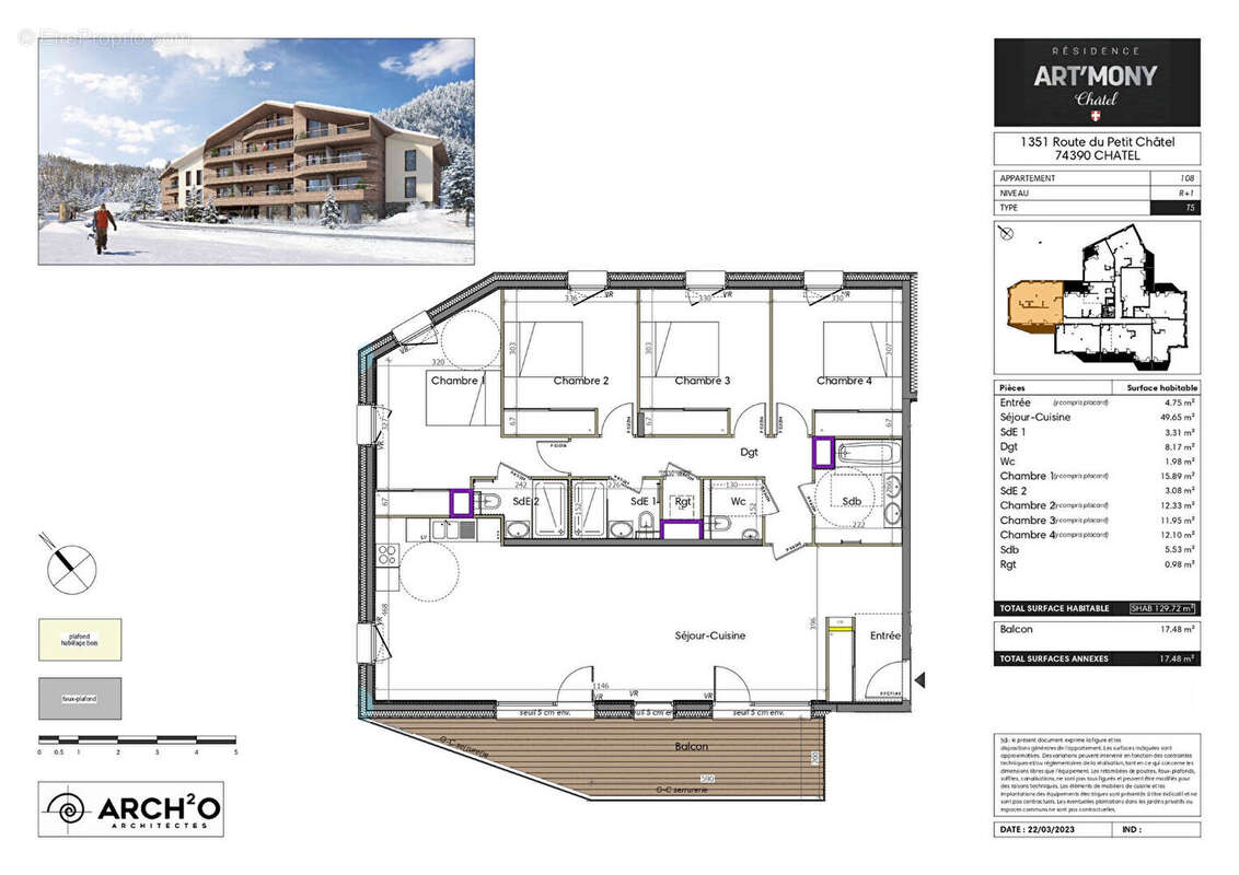 Appartement à CHATEL