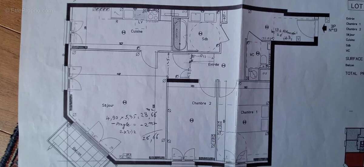 Appartement à CROISSY-SUR-SEINE