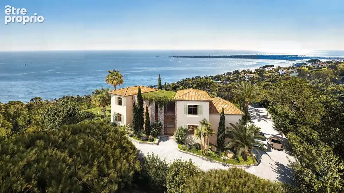 Super-cannes – propriété avec vue mer panoramique – permis de construire purgé - photo 2