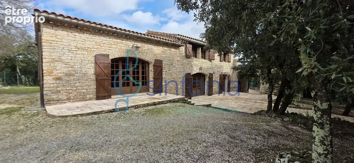 Maison en pierre avec vue panoramique et piscine entre Uzés et Barjac - photo 8
