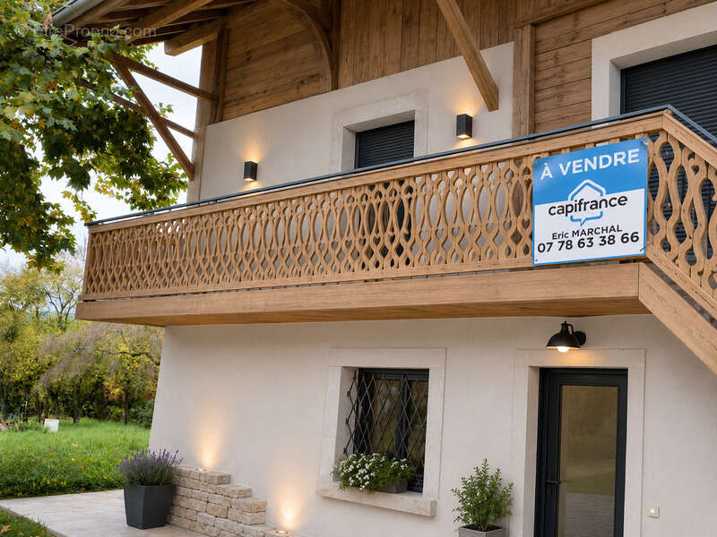 Viuz-en-Sallaz : Ancienne ferme rénovée alliant cachet et performance énergétique – proche Genève - photo 3