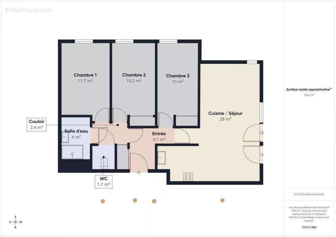 Appartement à ARGENTEUIL