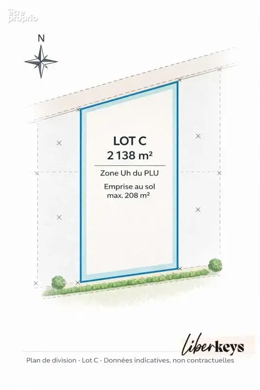 Terrain à bâtir 2 138 m² dont 692 m 2 constructibles  – Vue forêt – Calme absolu – Sonchamp ( 78) - photo 4