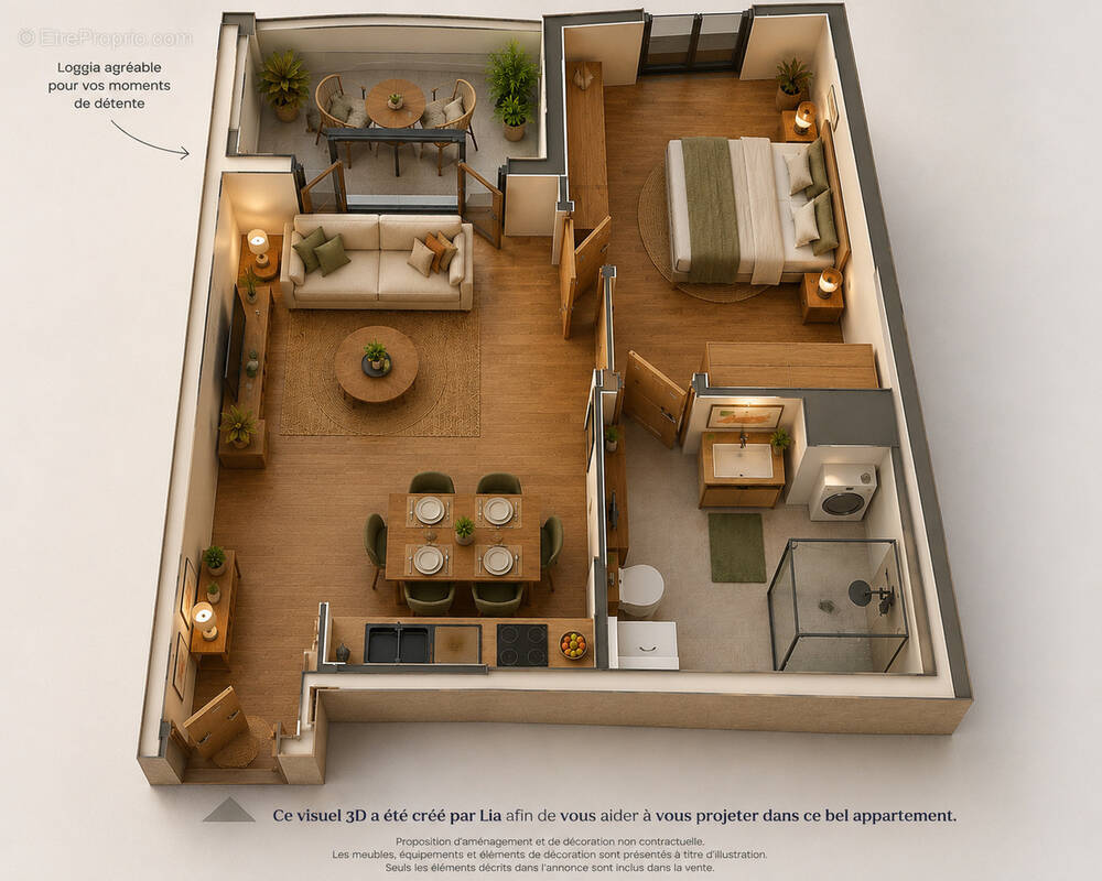 Appartement à MARSEILLE-3E
