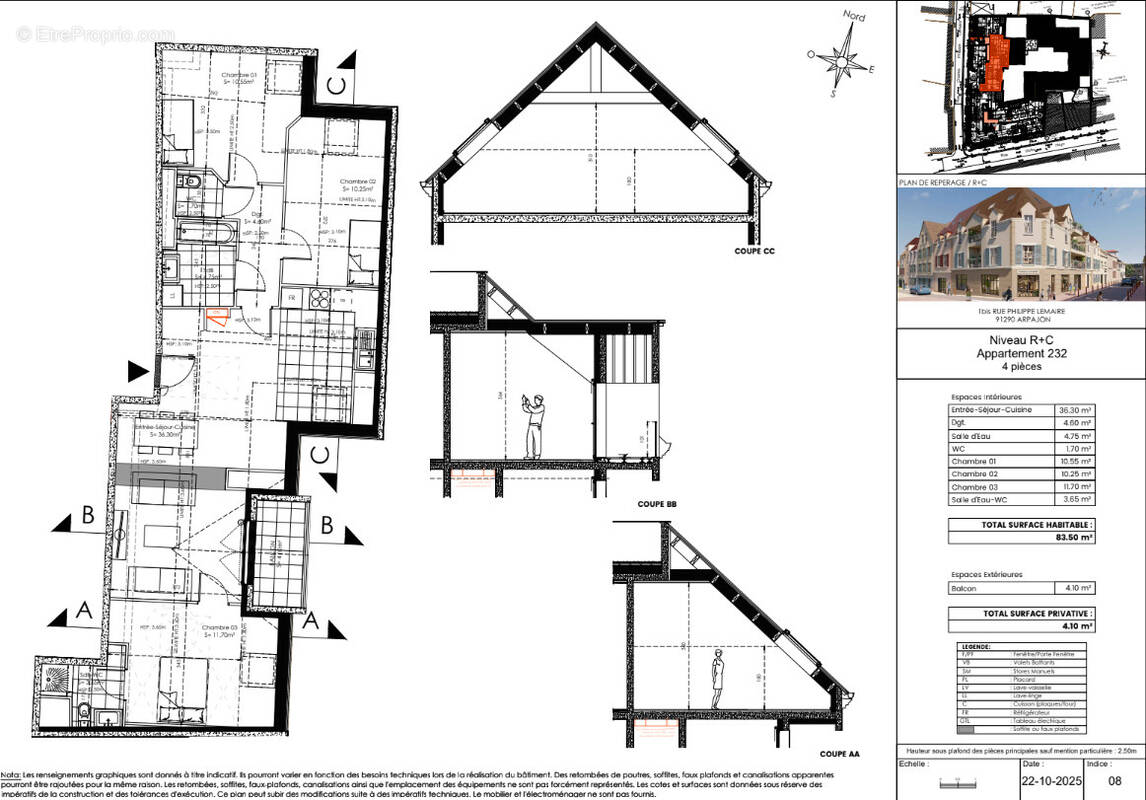 Appartement à ARPAJON