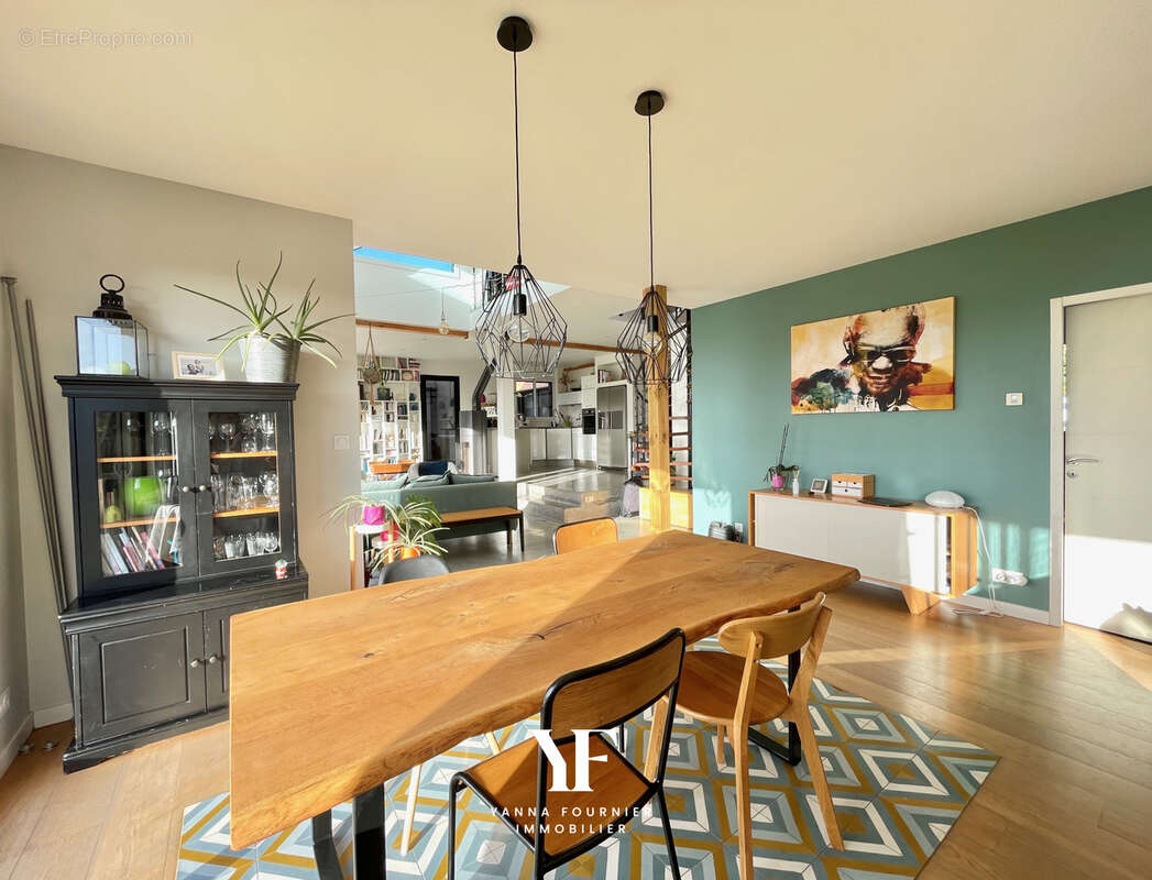 Maison contemporaine - 5 chambres - Vue sur la rivière de Rosnoën, - photo 9