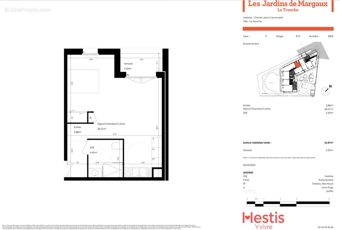 Appartement à LA TRONCHE