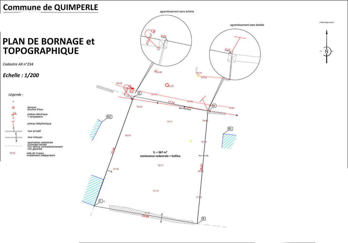 Terrain à QUIMPERLE