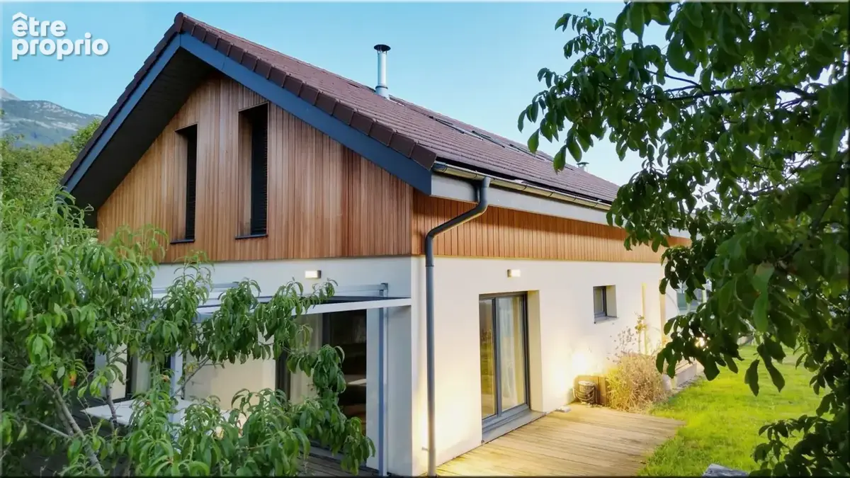 Maison à vendre 5 pièces thoiry (01) exclusivité-maison ossature bois-studio-vue jura - photo 2