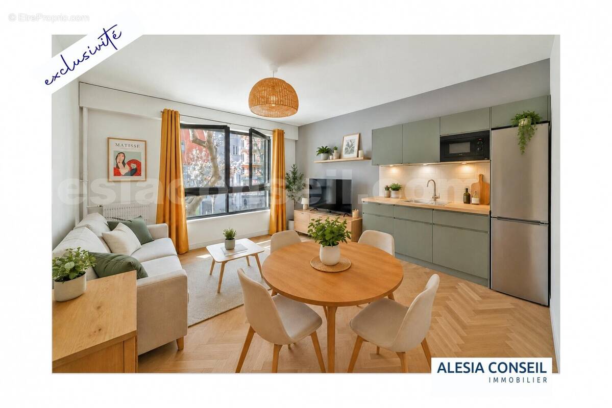 fria3-erni-sej-ia-tag - Appartement à PARIS-14E