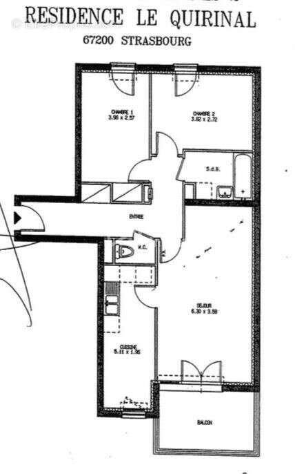 Appartement 68 m² à Strasbourg  - photo 3