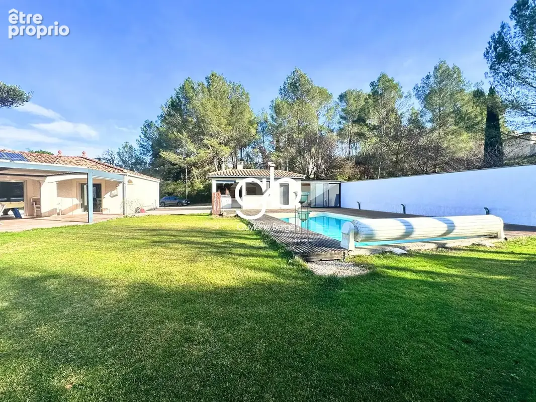 Maison à vendre prades-le-lez - plain-pied - 5 chambres - piscine - jardin 1800 m2 - montpellier nord - photo 1