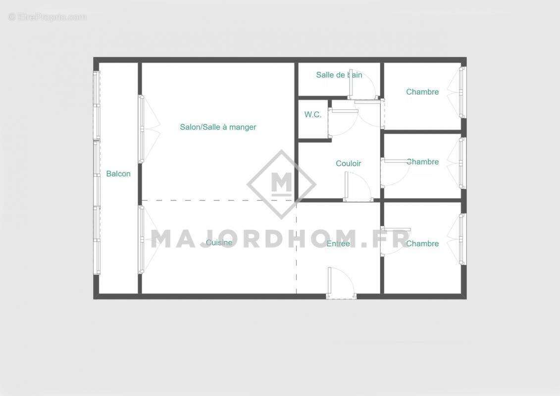 Appartement à MARSEILLE-5E