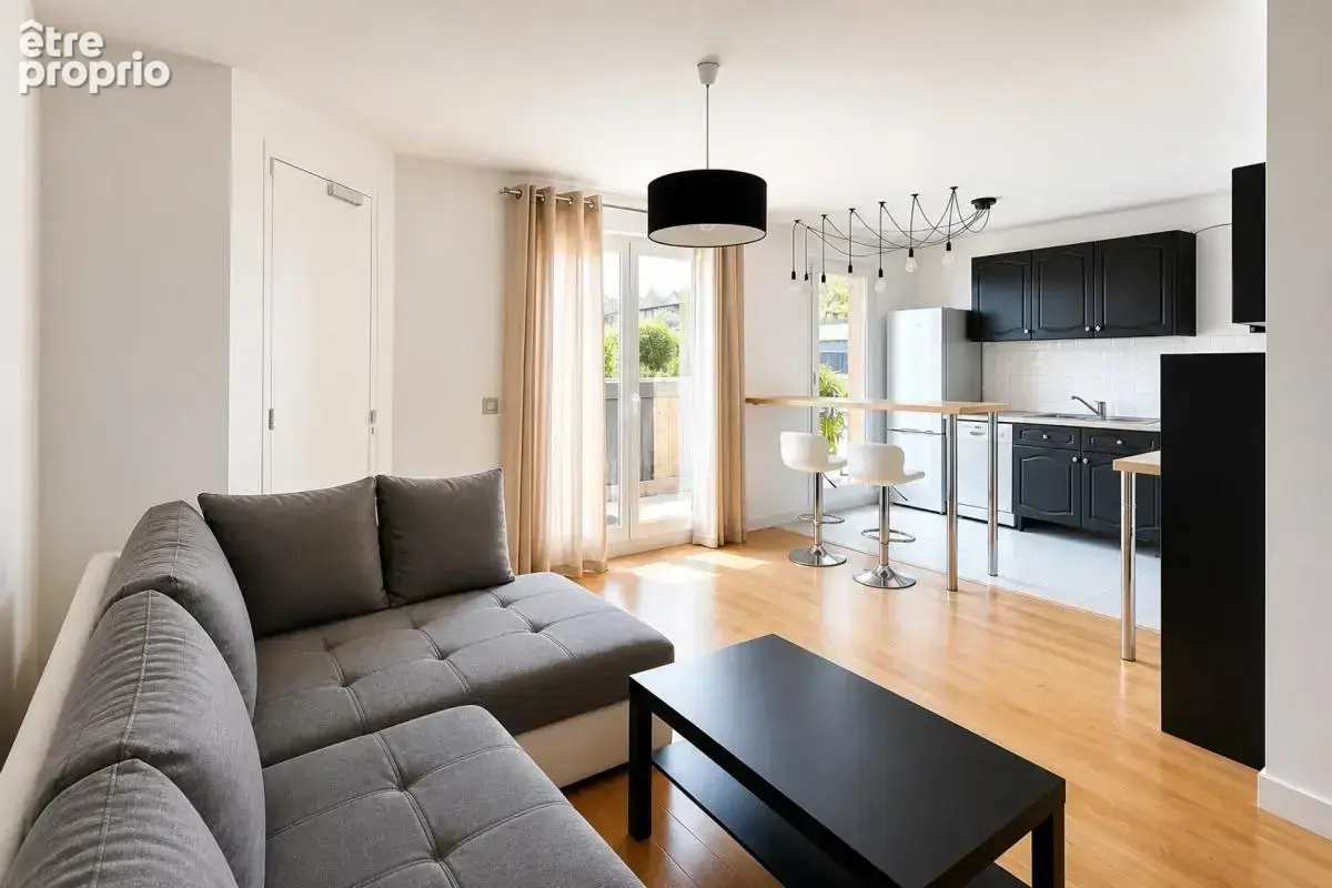 Châtillon – quartier brossolette – vieux bourg – malraux – 2 pièces de 45,92 m² avec balcon, parking et ascenseur - photo 2