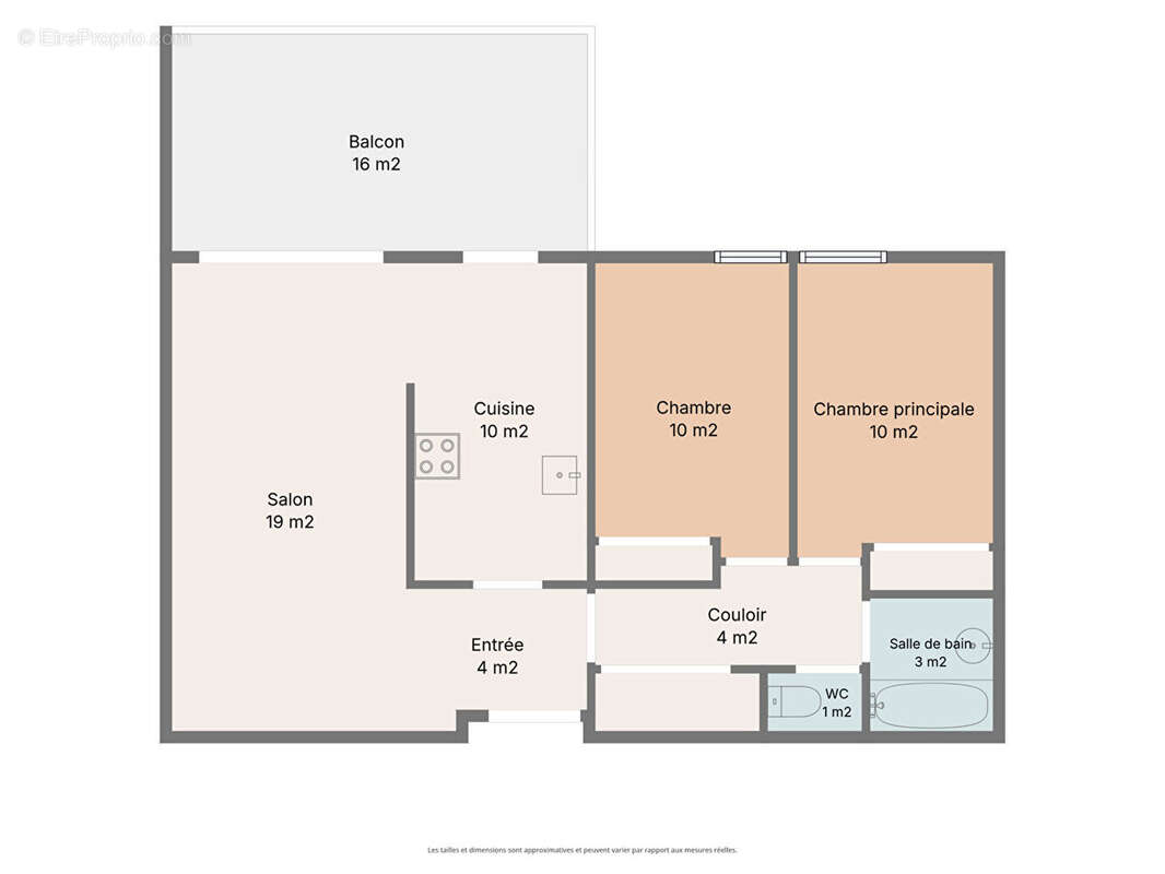 Appartement Avignon 3 pièce(s) 64.08 m2 - photo 15