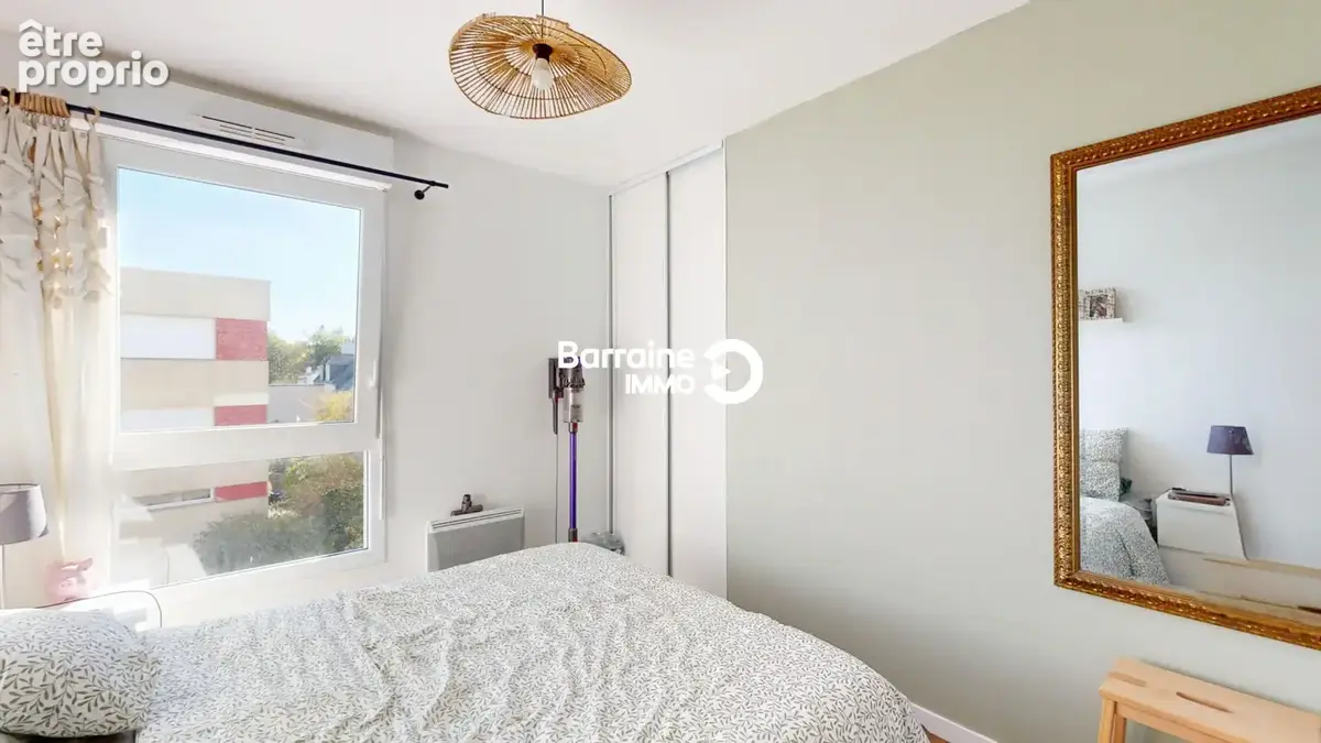 BARRAINE IMMO - A VENDRE EN EXCLUSIVITE : T3 dernier étage avec balcon et double stationnement à Guilers - Réf : PZ00393-TH - photo 8