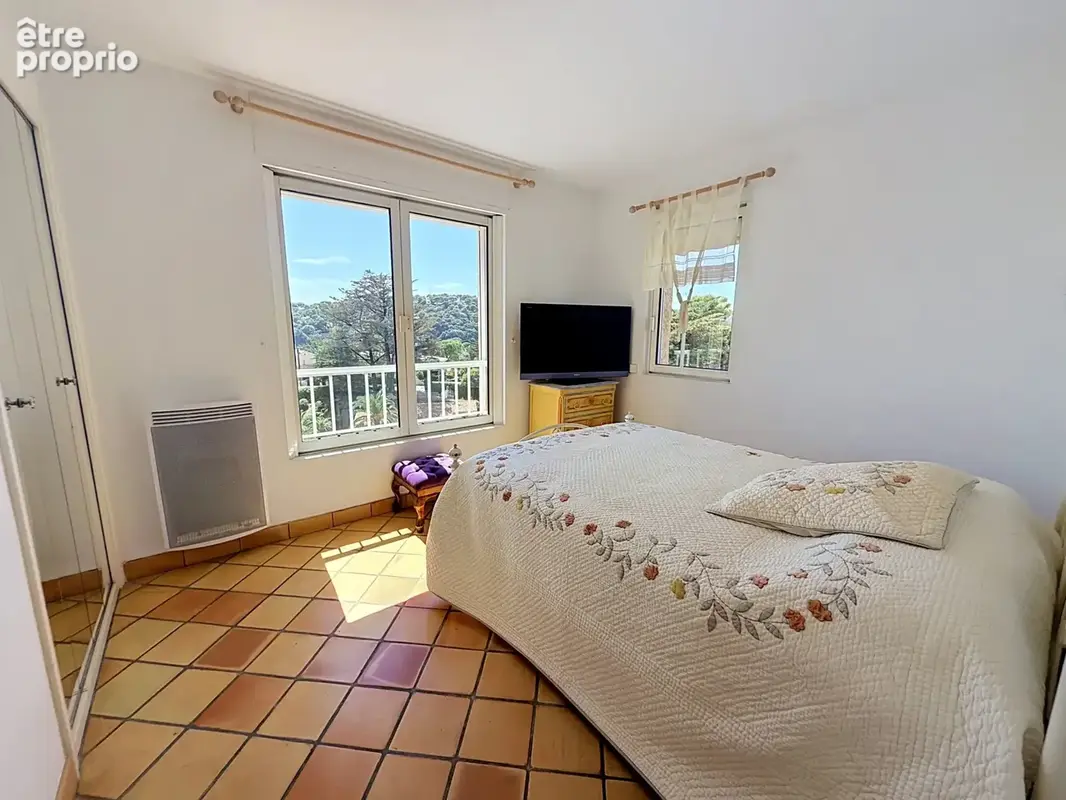 Cagnes-sur-mer - villa familiale au calme avec vue mer - photo 14