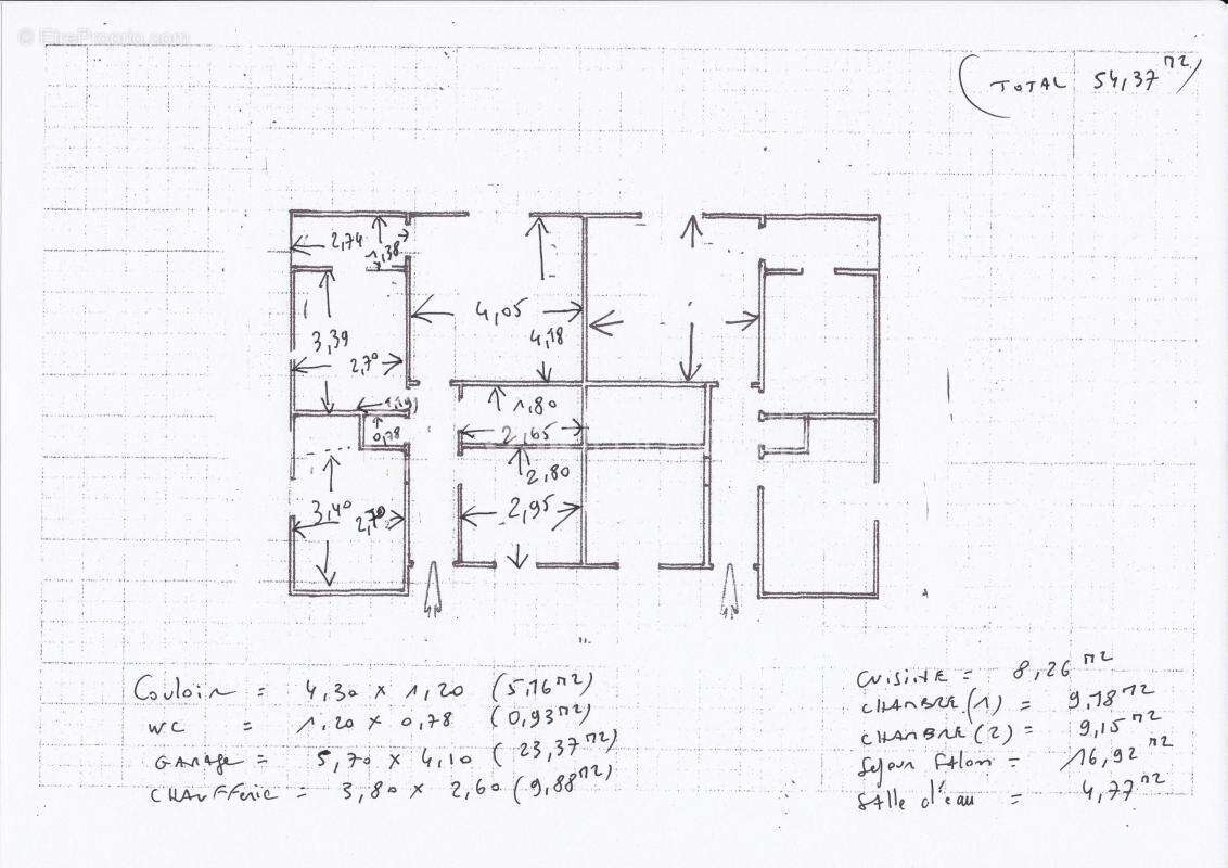 Maison composé de 2 logements Type T3 (Quartier Mont D'Or) - photo 17