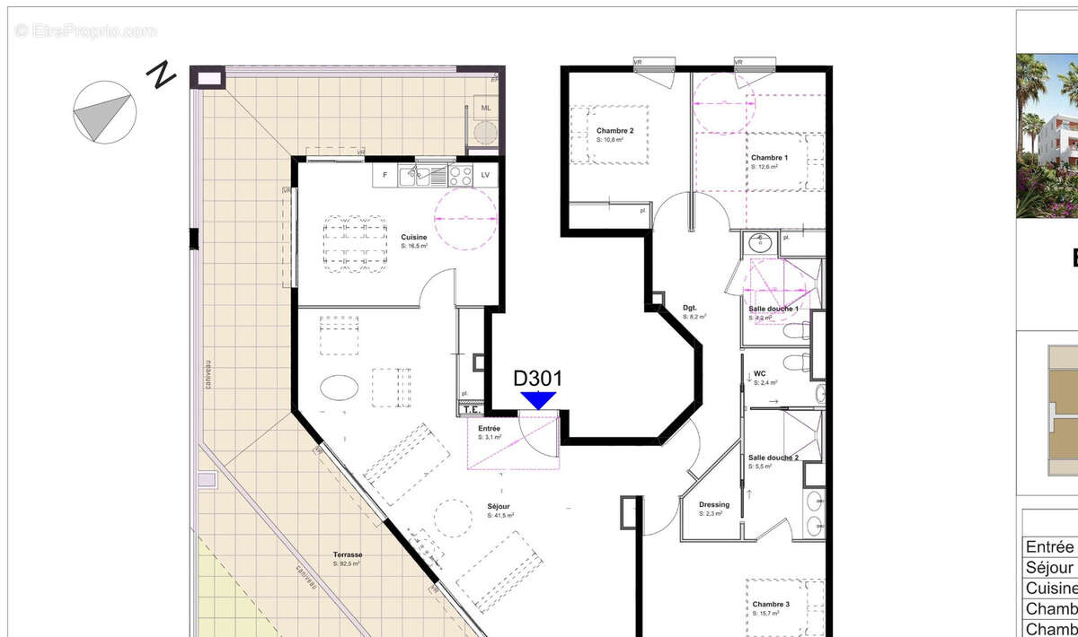 Appartement à FORT-DE-FRANCE