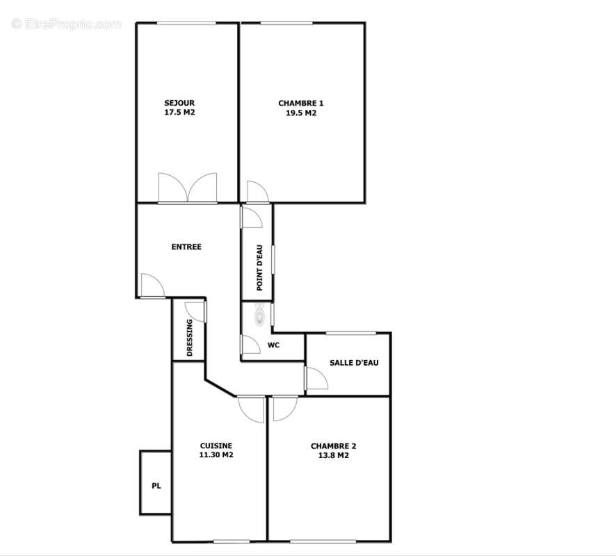 Appartement à PARIS-17E