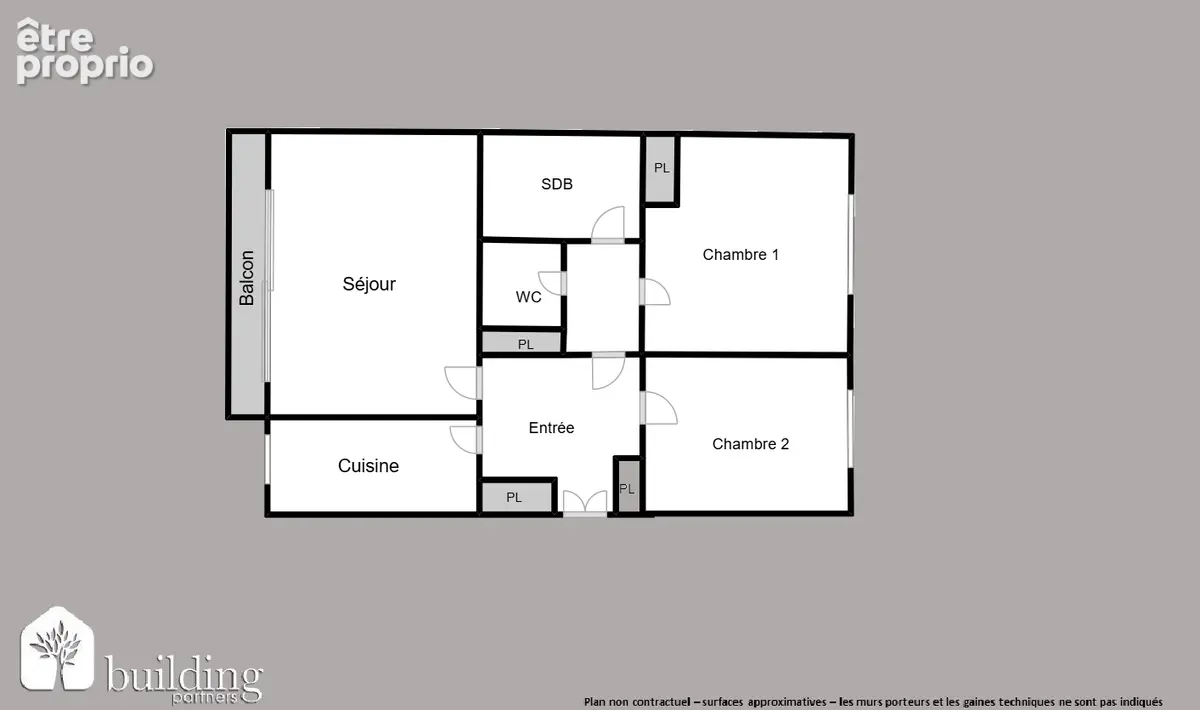Mairie - Levallois-Perret - Appartement 3 pièces 60,07 m² avec balcon de 3 m² - photo 2