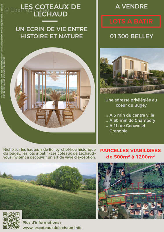 Terrain à BELLEY