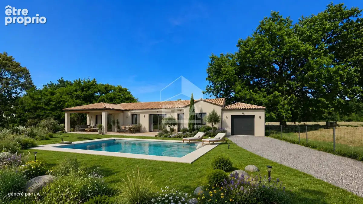 LE GARRIC Terrain constructible 1768 m² Vue panoramique - photo 3