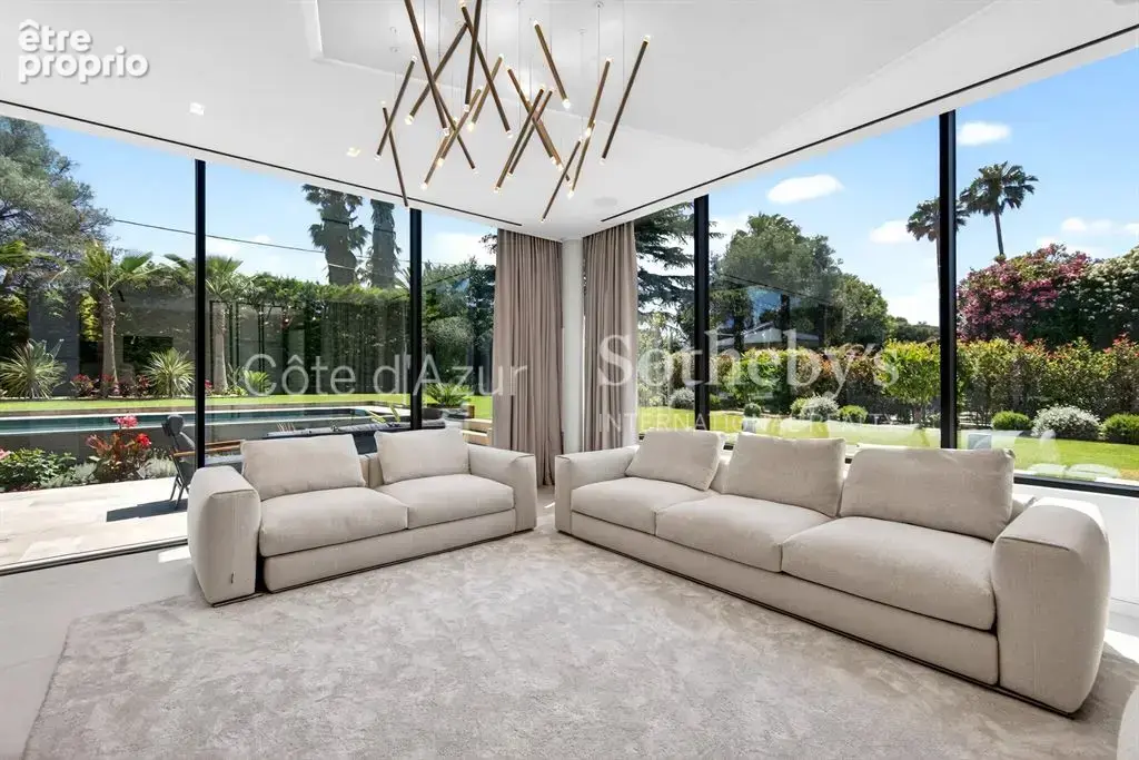 Cap d’Antibes villa contemporaine neuve à pied de la mer dans domaine privé - photo 12