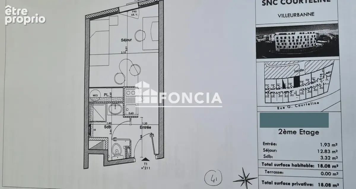 Investissement locatif meublé – lmnp villeurbanne / lyon – résidence étudiante alchimie - photo 2