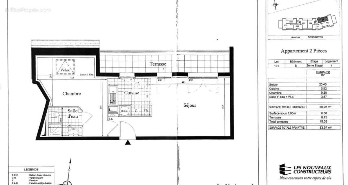 Appartement à LIMEIL-BREVANNES