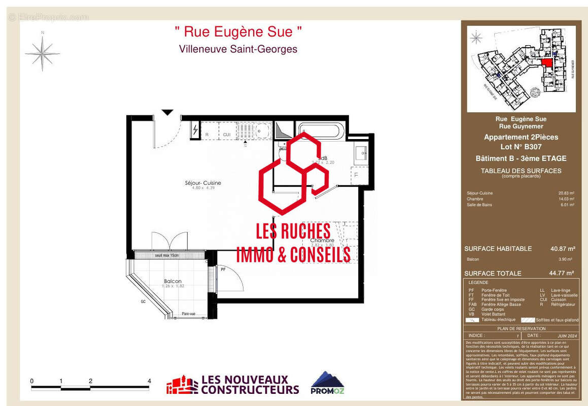 Appartement à VILLENEUVE-SAINT-GEORGES