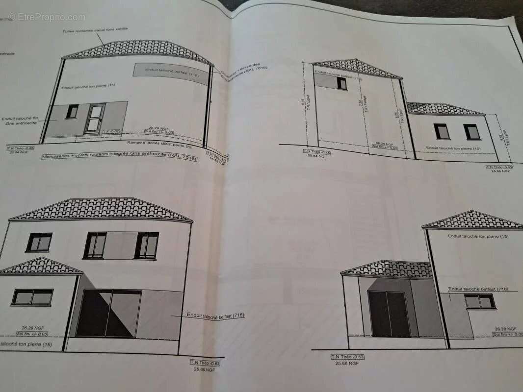 Maison de type villa accès PMR en RDC (uniquement) 3 chambres 500M2 terrain en centre de Remoulins - photo 12
