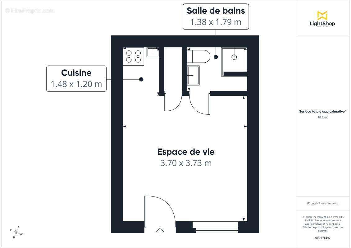 Appartement à PARIS-3E