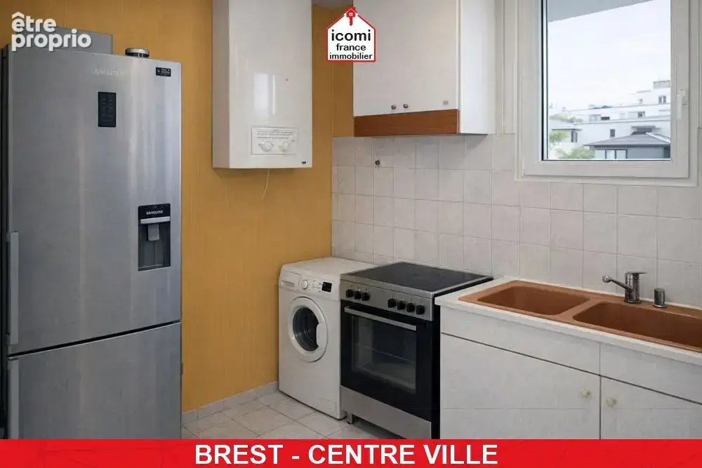 Finistere - brest (29200) - a vendre - appartement - t3  - vue degagee - balconnet - idealement situe - 3eme et dernier etage - photo 5